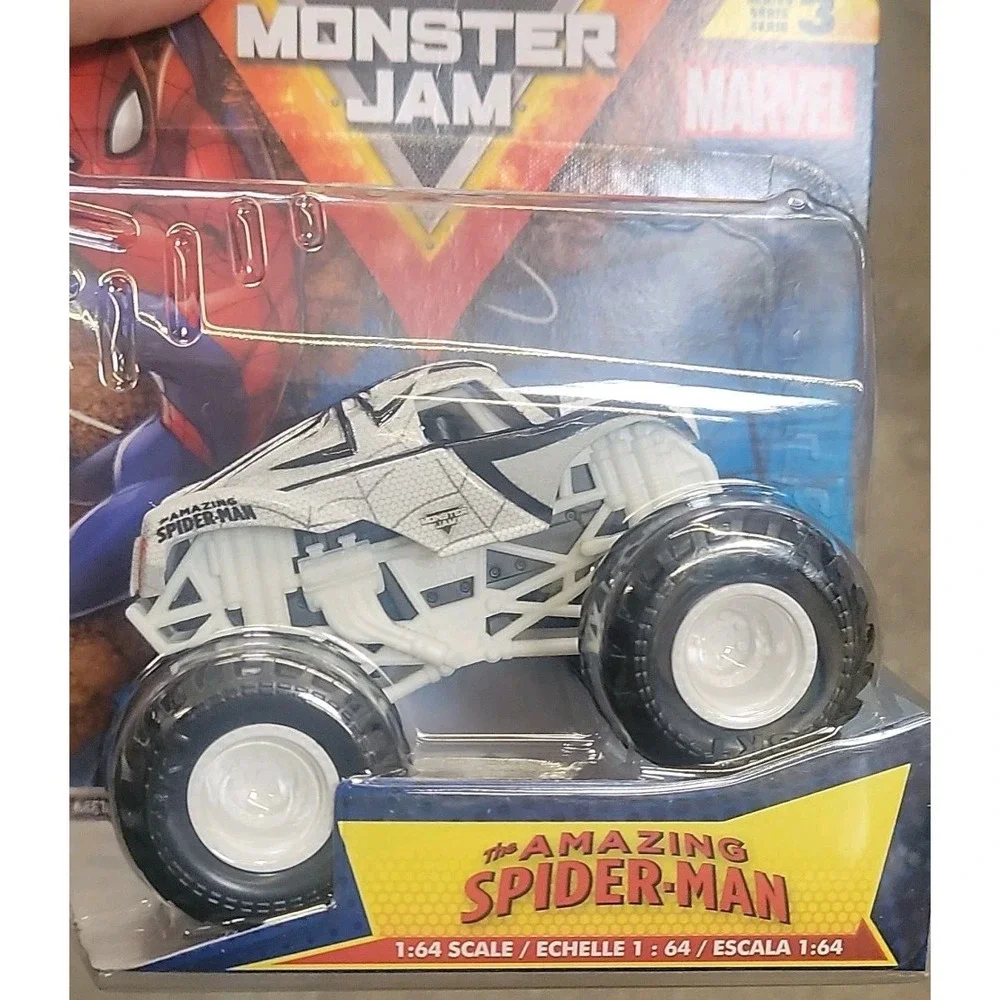 2025 MONSTER JAM MARVEL THE AMAZING SPIDER-MAN ‎ SERIES 3  HTF 🔥